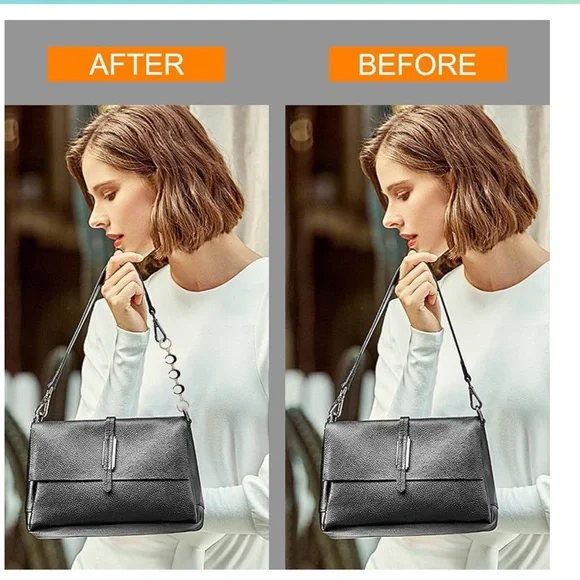 🆕 5Pcs Purse Extender Chain, Bag Extender Purse Strap Extension Replacement - Picture 3 of 7